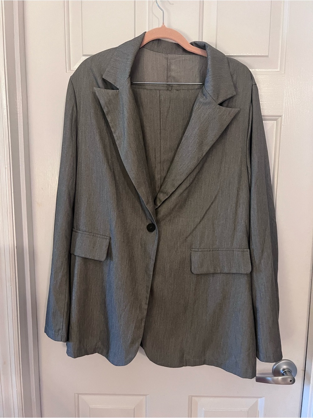 Grey Two-Piece Suit Set XXL